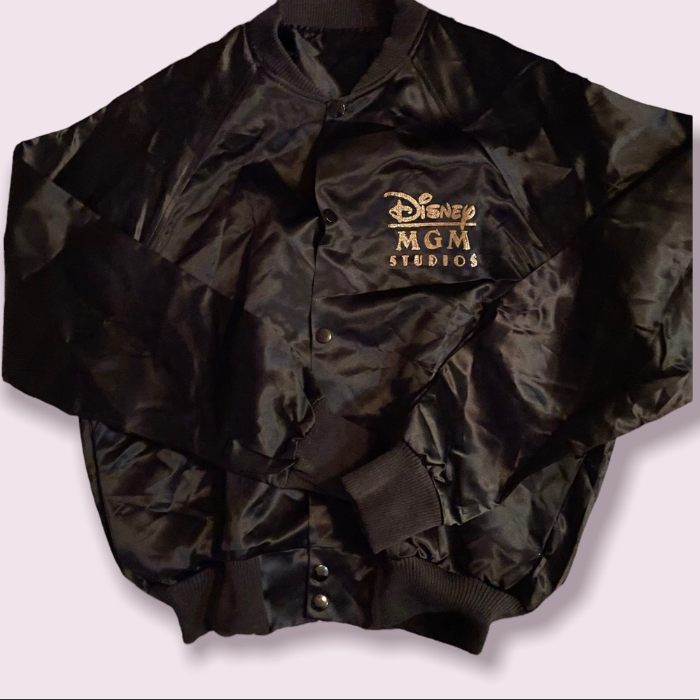 MGM Disney Gold/ Black Mickey Mouse Bomber Jacket